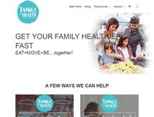 Tablet Screenshot of familyforhealth.com